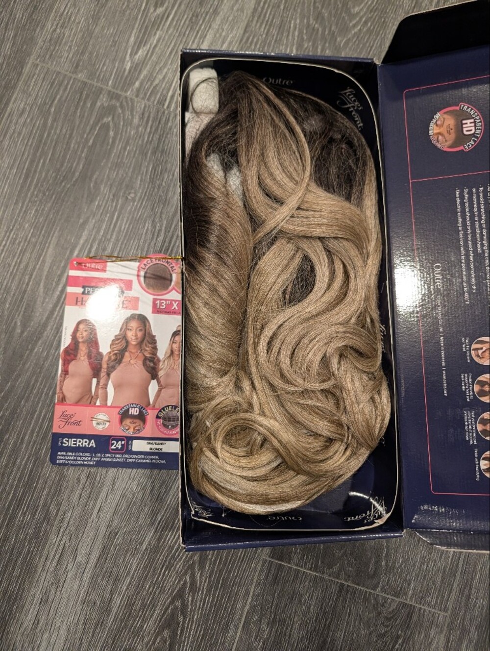 Outre Perfect Hairline Glueless 13x6 Hand-Tied HD Lace Front Wig - SIERRA
